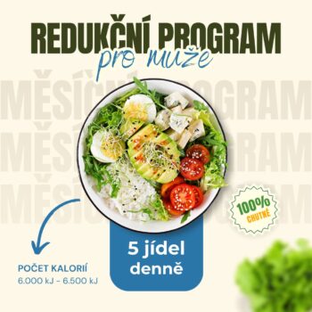 Redukční program pro muže 6.000 - 6.500 kJ (měsíc - 20 dní)