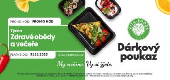 Tištěný poukazy - Zdravé obědy a večeře (týden)