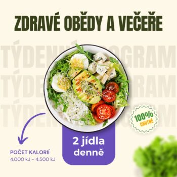 Zdravé obědy a večeře (týden - 5 dní)