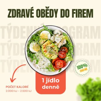 Zdravé obědy do firem (týden - 5 dní)